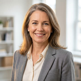 Profile image showing Sarah Coleman, listed as Chief Financial Officer at Clear Meritowage